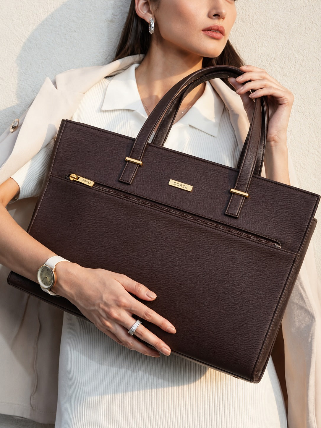 DOREE Work & Travel Laptop Tote for Women